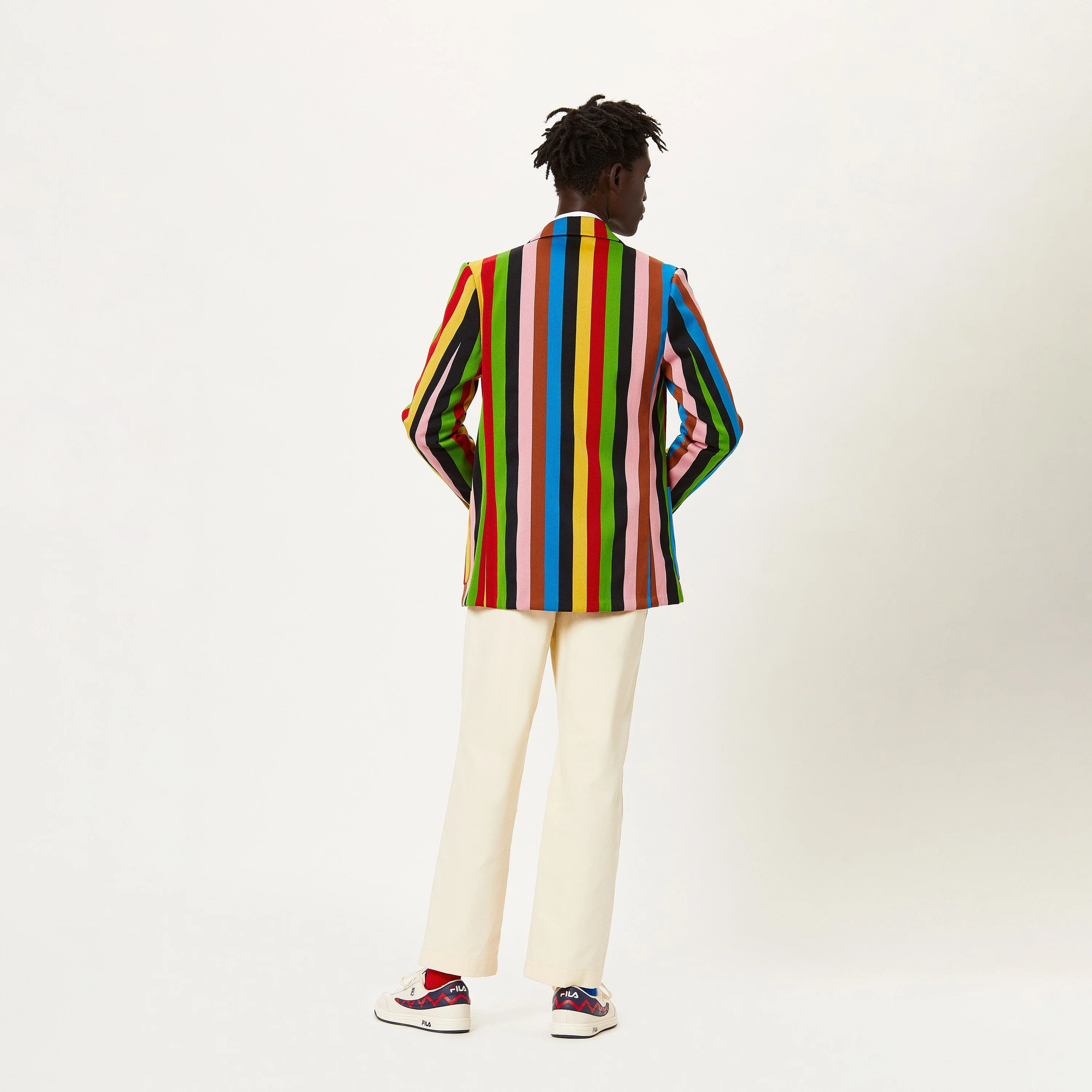 Men's Croquet Stripe Blazer - Image 5