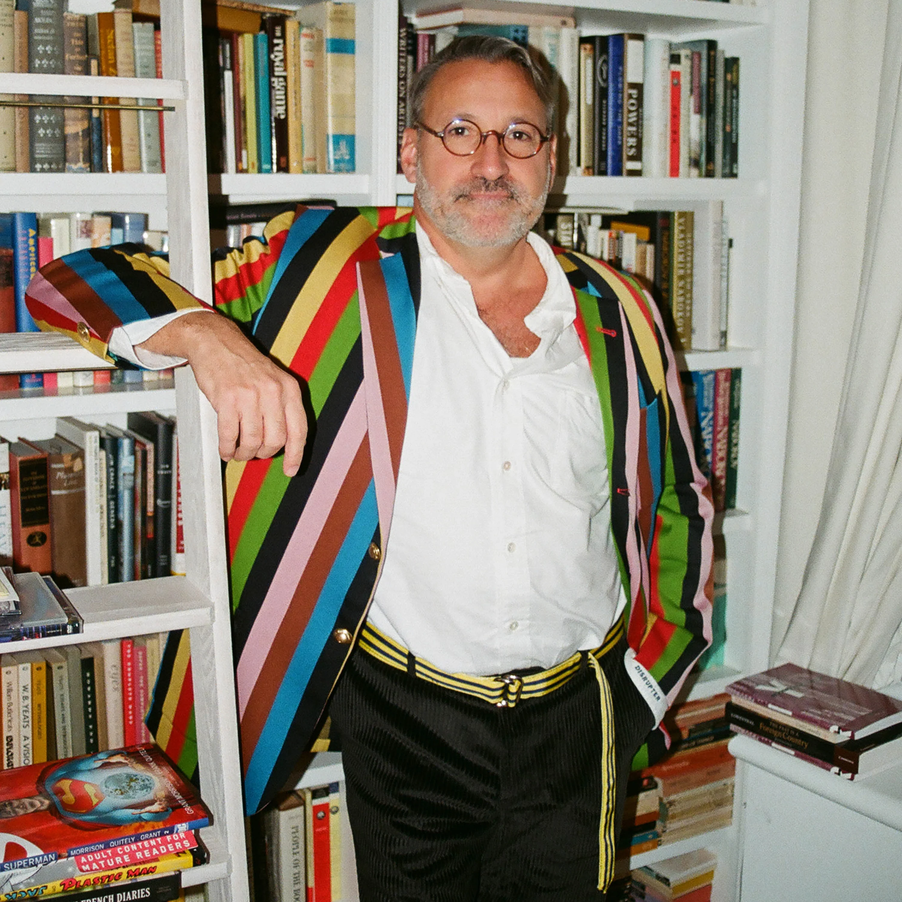 Men's Croquet Stripe Blazer - Image 9