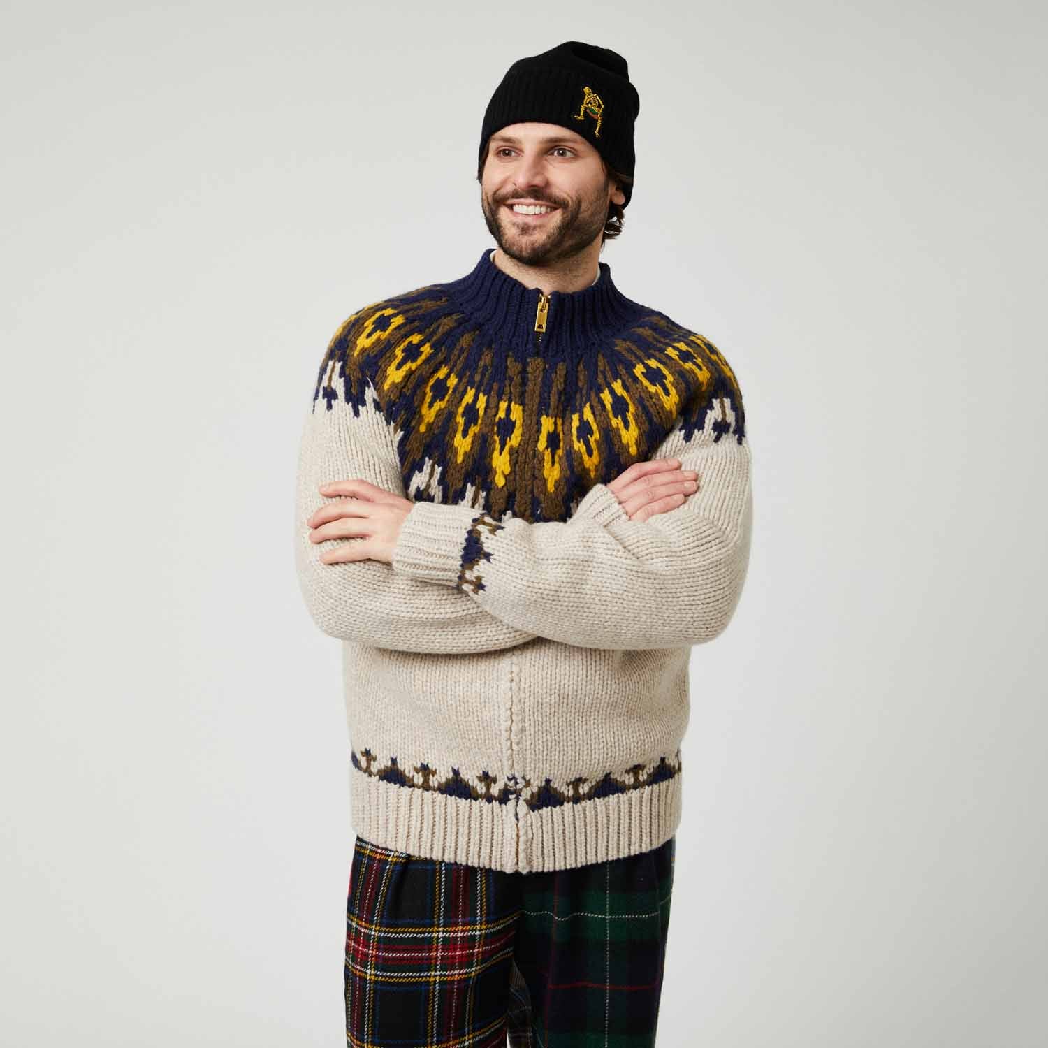 Derry Bones Santa Beanie Black - Image 3