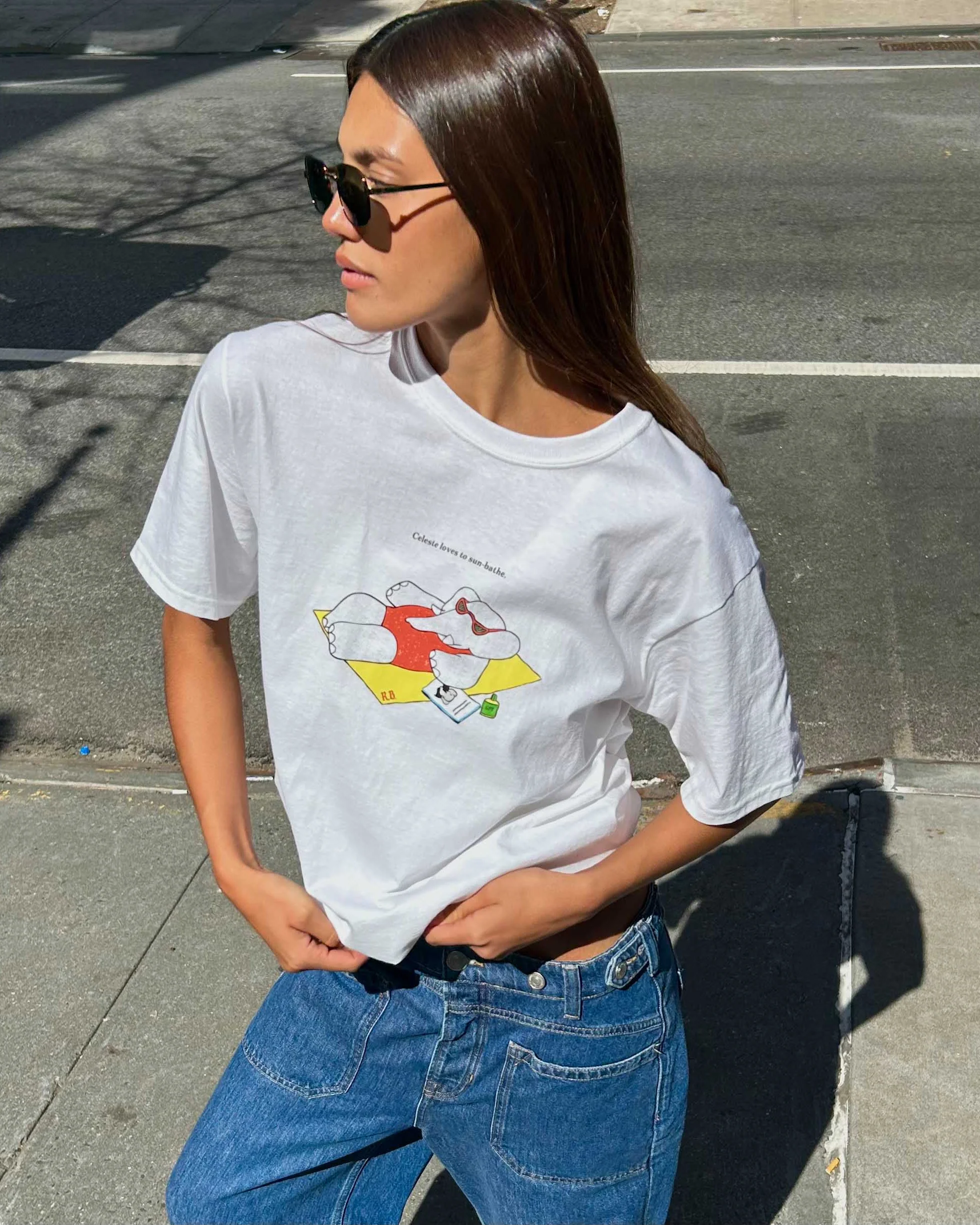 Men's Babar Cotton T-Shirt White - Image 5