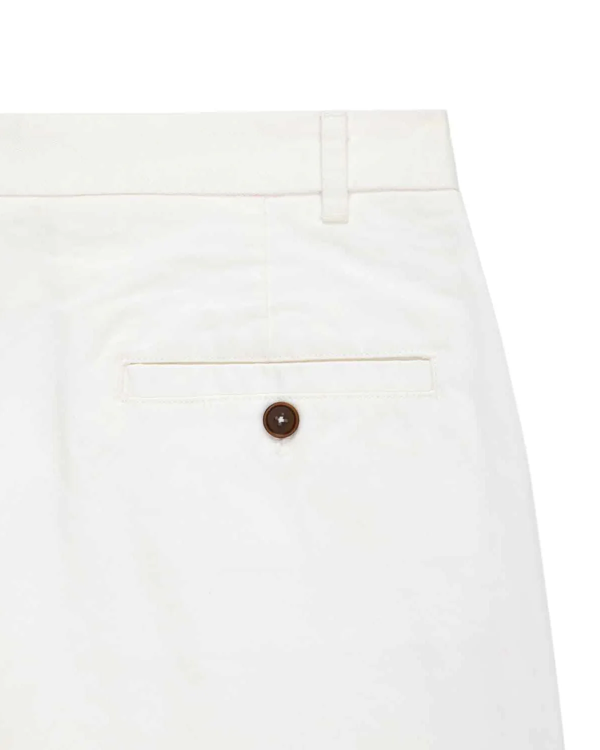 Men's Cotton Twill Pleated Relaxed Pant Off White - Image 9