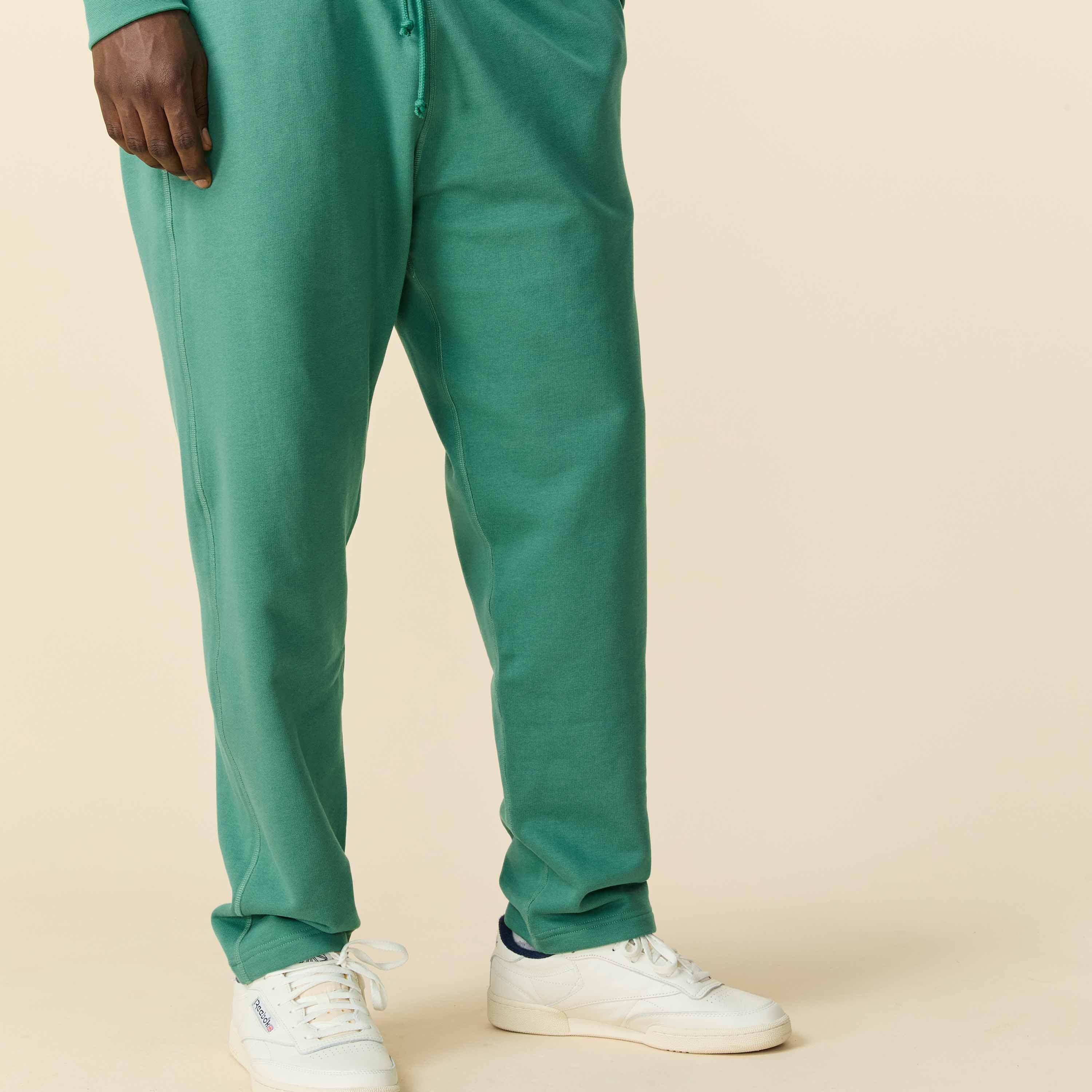 Men's Fleece Sweatpant Green - Image 5