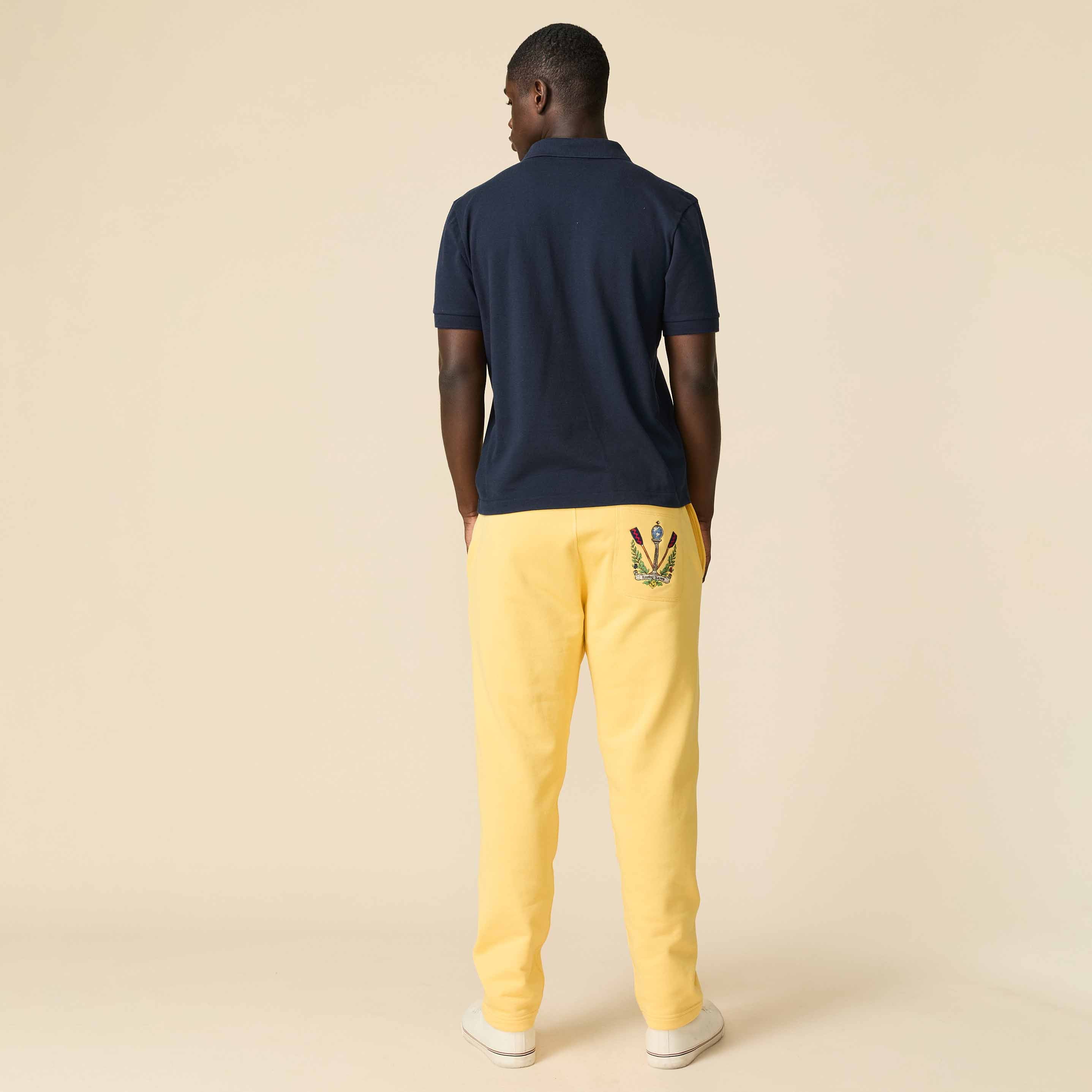 Men's Fleece Sweatpant Yellow - Image 5