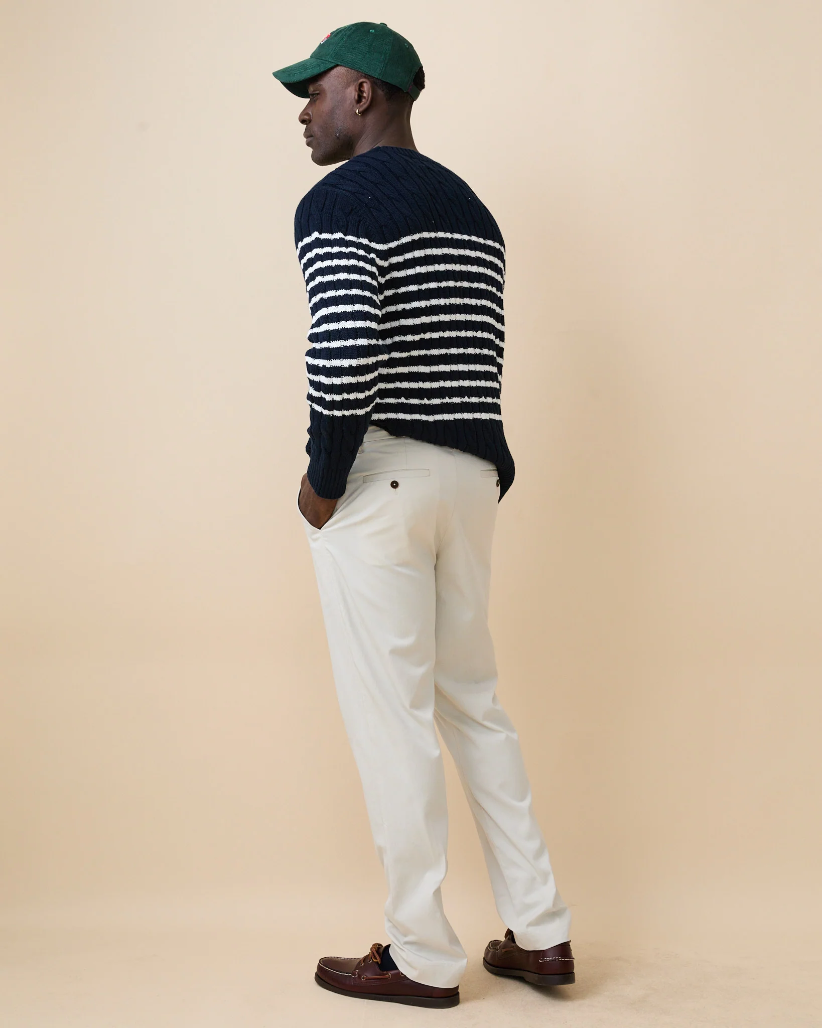 Men's Lightweight Twill Suit Pant Natural - Image 6