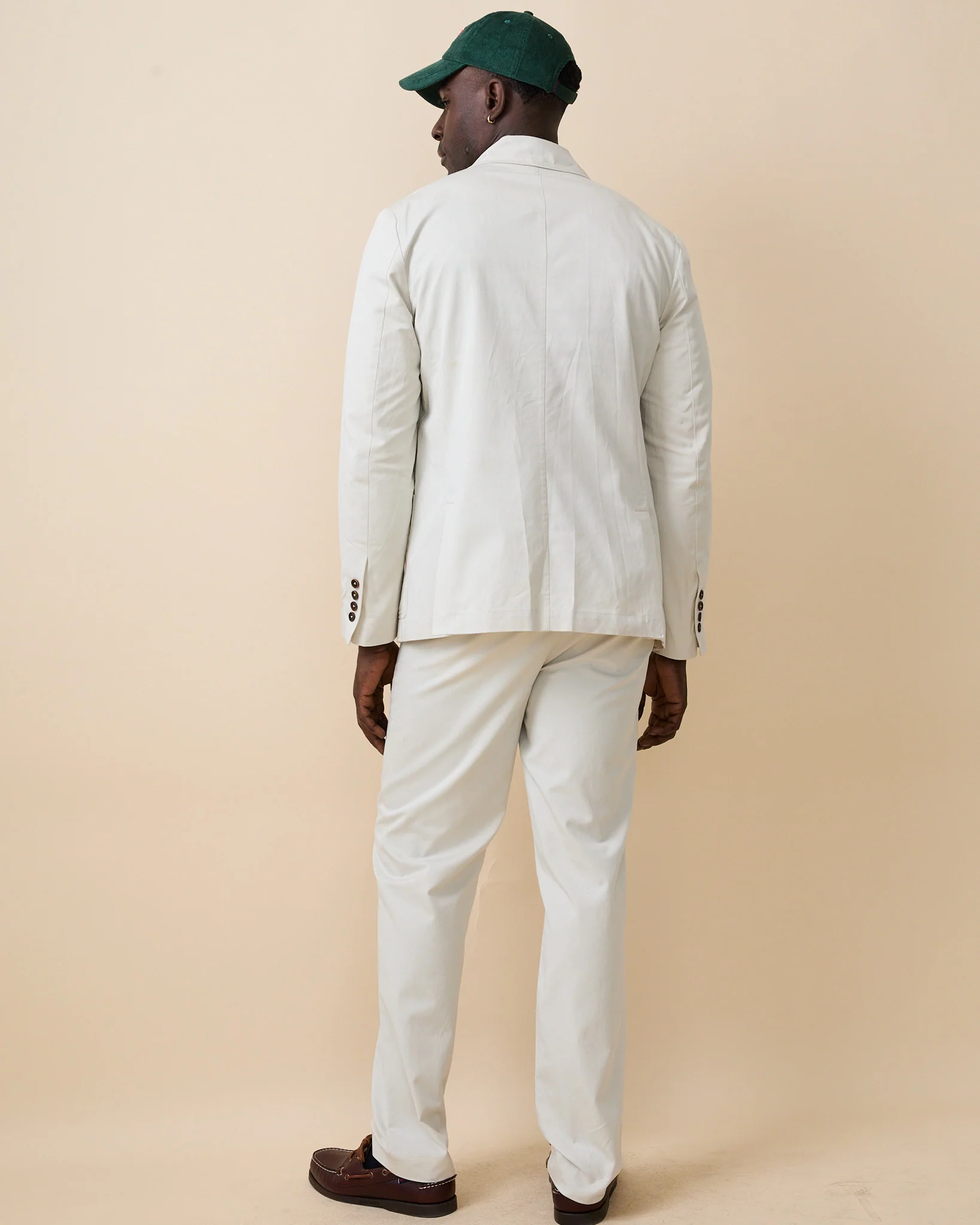 Men's Lightweight Twill Suit Pant Natural - Image 7