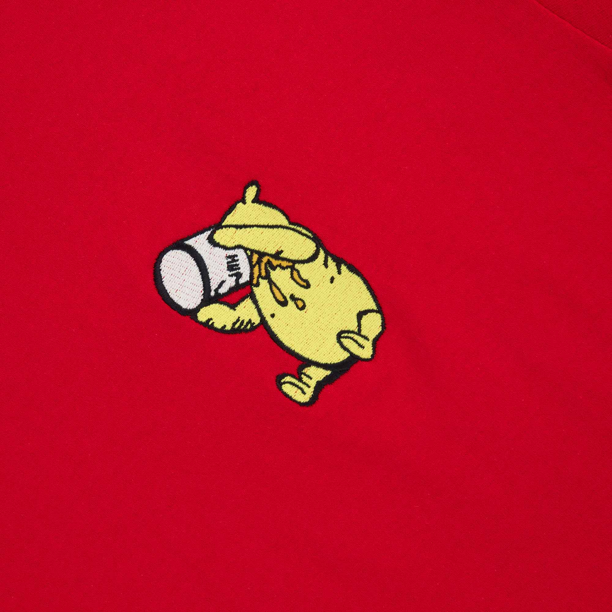 Men's Winnie-the-Pooh Cotton T-Shirt Red - Image 3