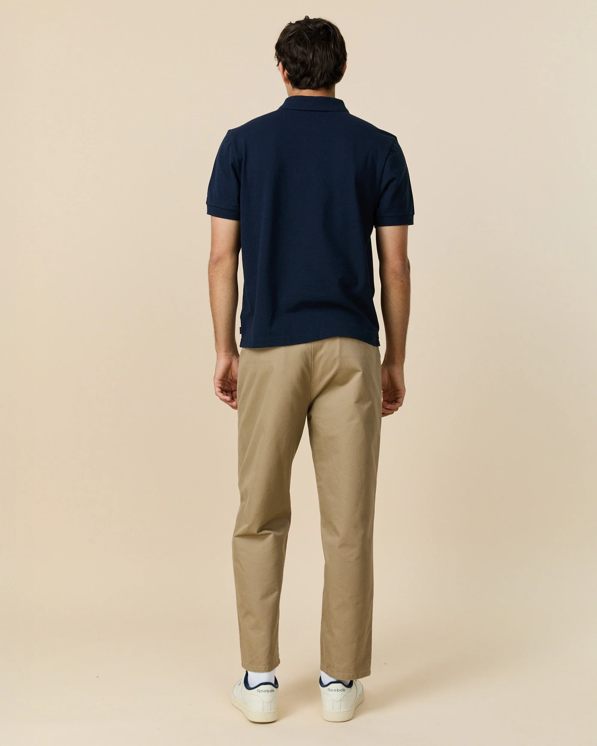 Men's Short Sleeve Eeyore Pique Polo Navy - Image 3