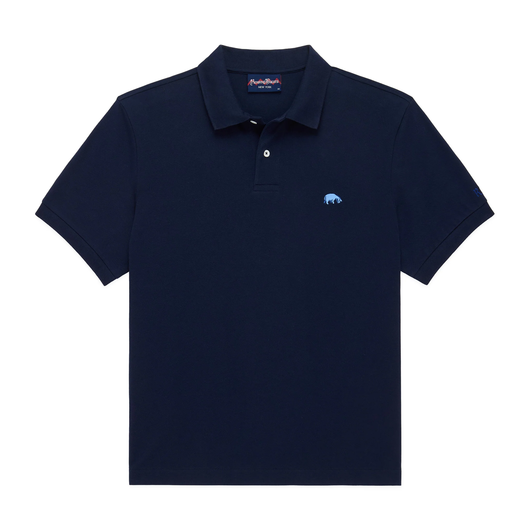 Men's Short Sleeve Eeyore Pique Polo Navy - Image 4