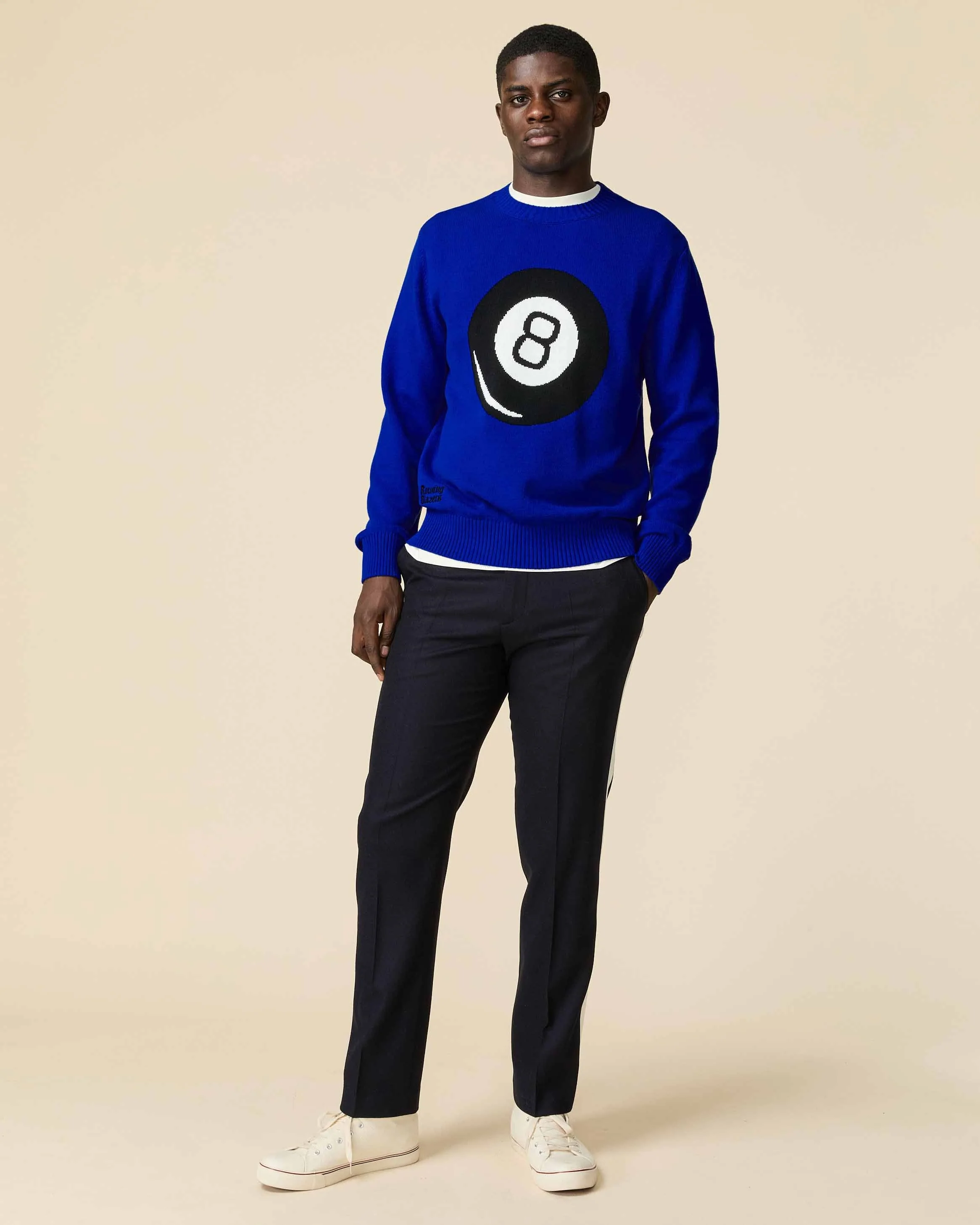 Men's Tuxedo Pant Navy - Image 4