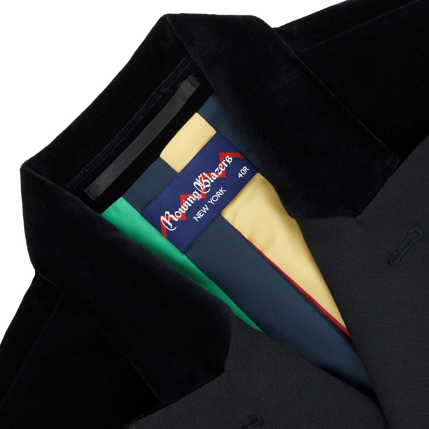 Men's Velvet Tuxedo Jacket Black - Image 8