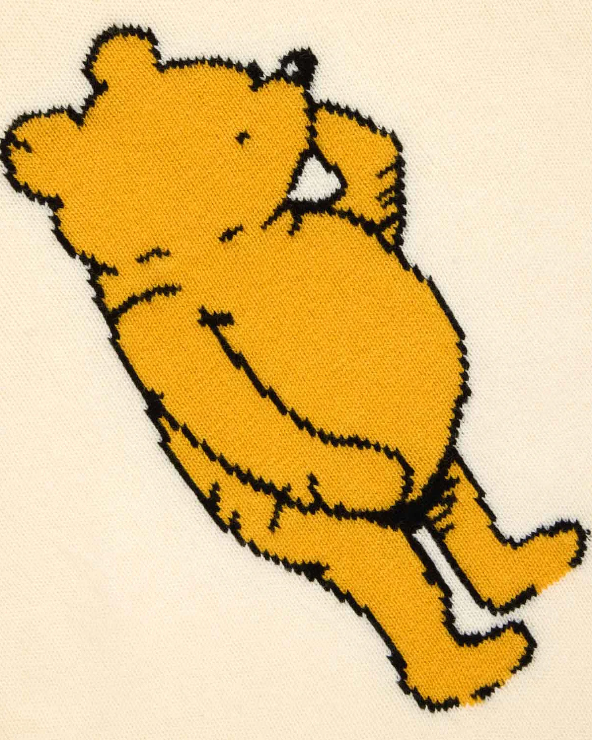 Men's Cashmere Winnie-the-Pooh Sweater White - Image 7