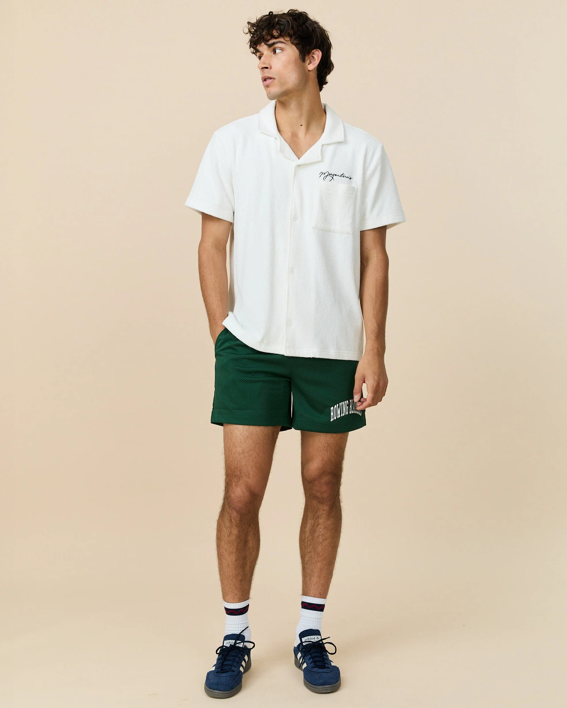 Morgenstern's Terry Button Up Uniform White - Image 3