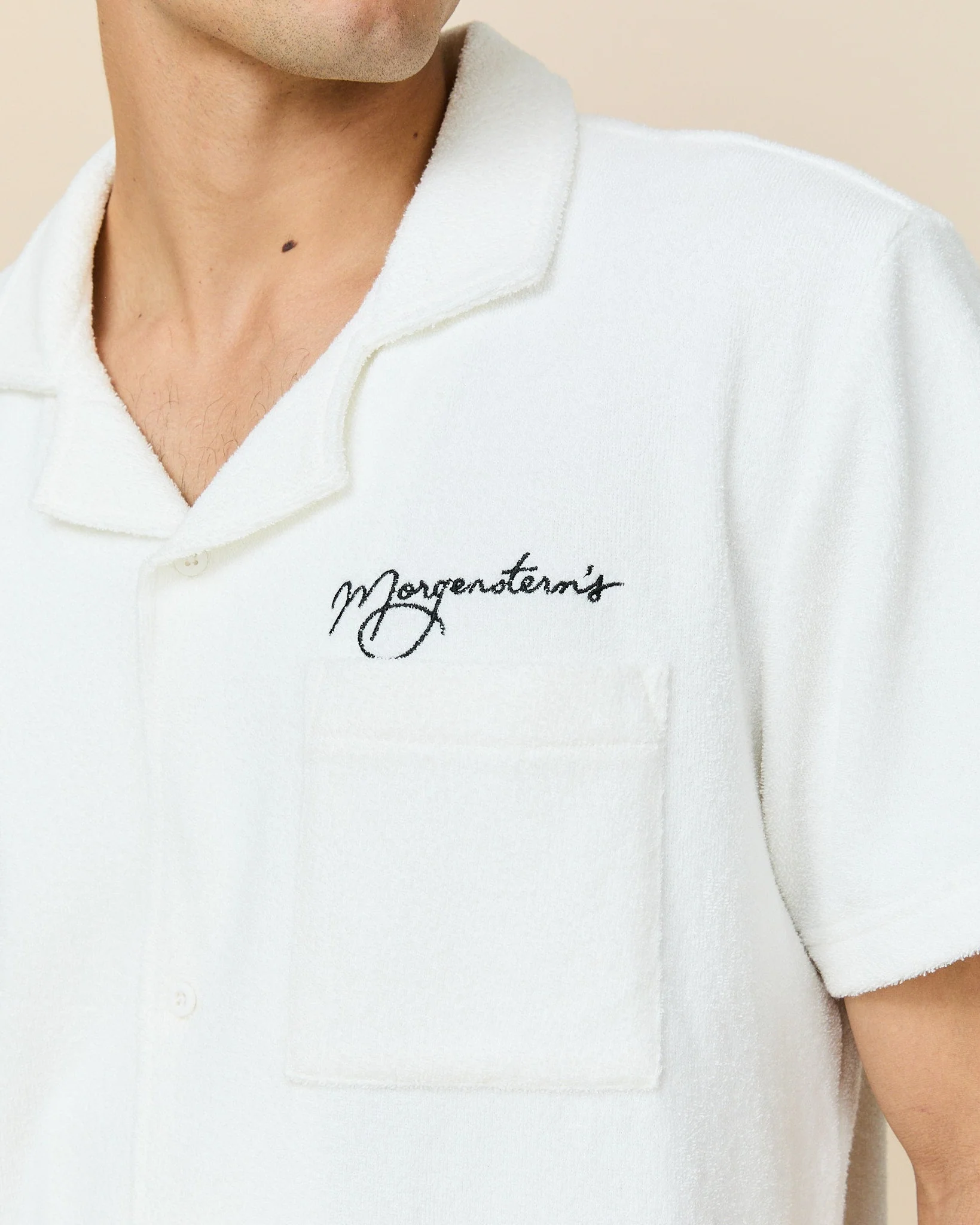 Morgenstern's Terry Button Up Uniform White - Image 5