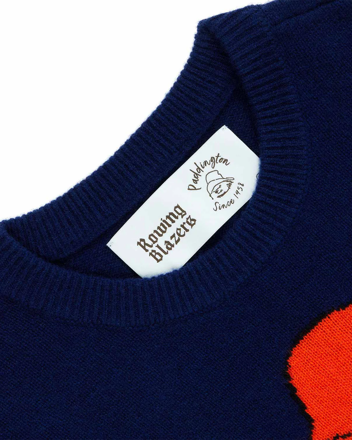 Paddington Bear Cashmere Sweater Navy - Image 5