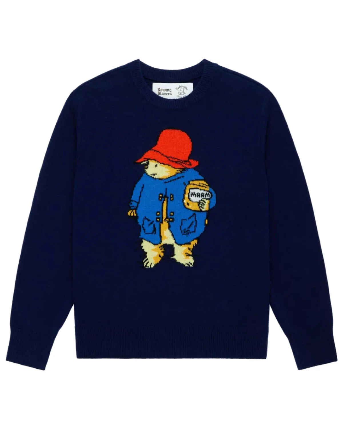 Paddington Bear Cashmere Sweater Navy - Image 7