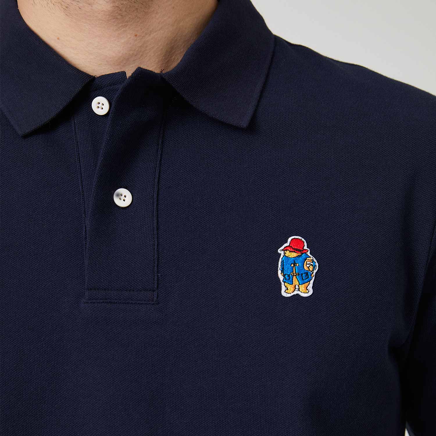 Paddington Bear Pique Polo Navy - Image 3