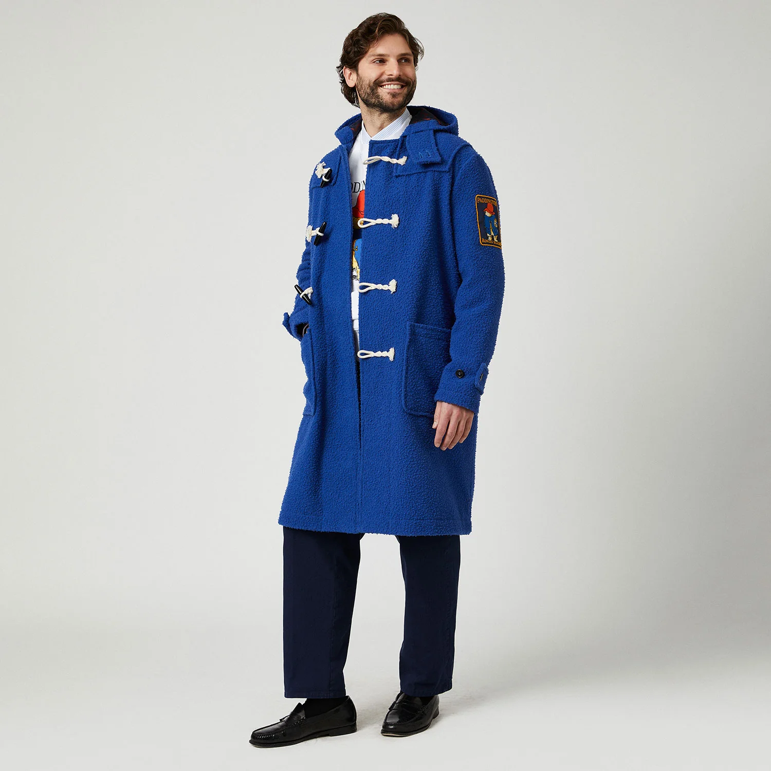 Paddington Duffel Coat Blue - Image 5