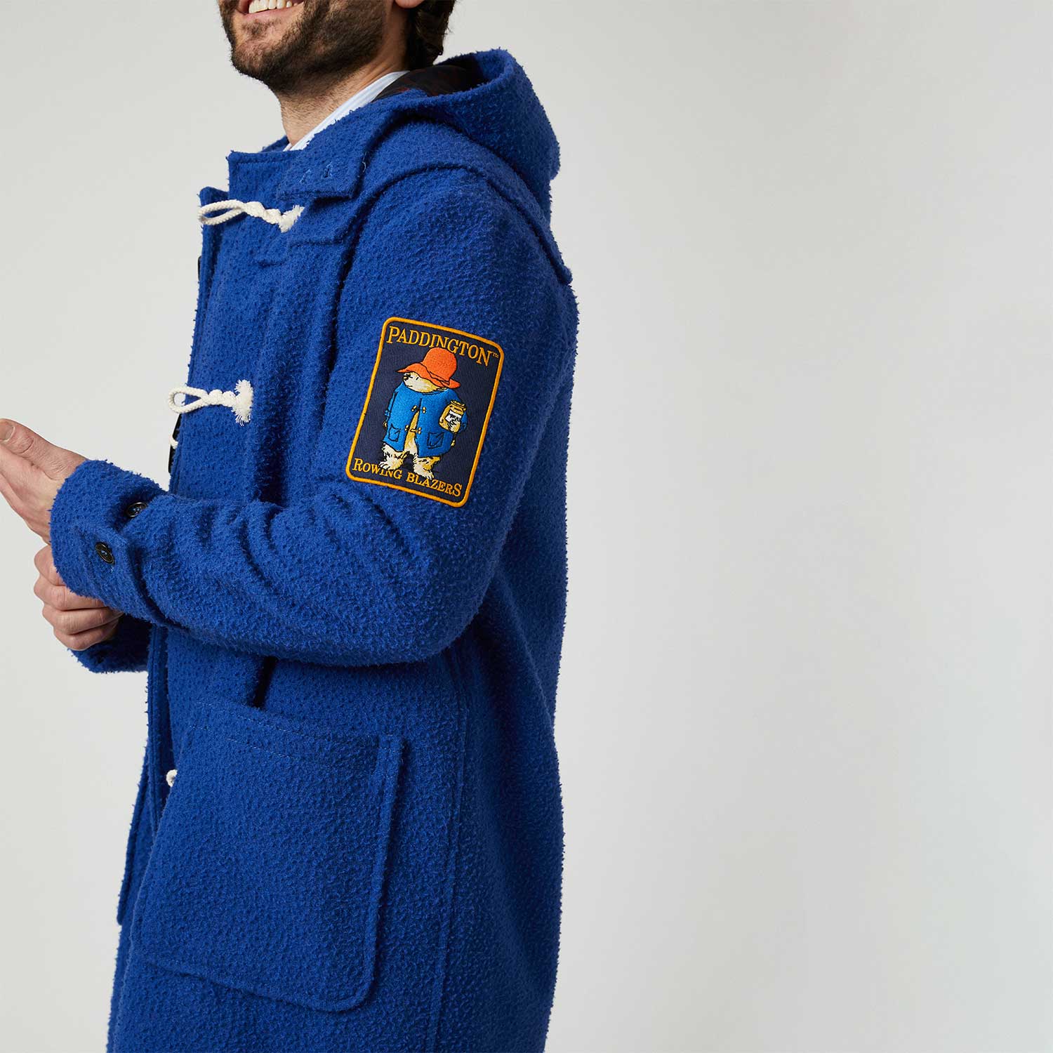 Paddington Duffel Coat Blue - Image 7