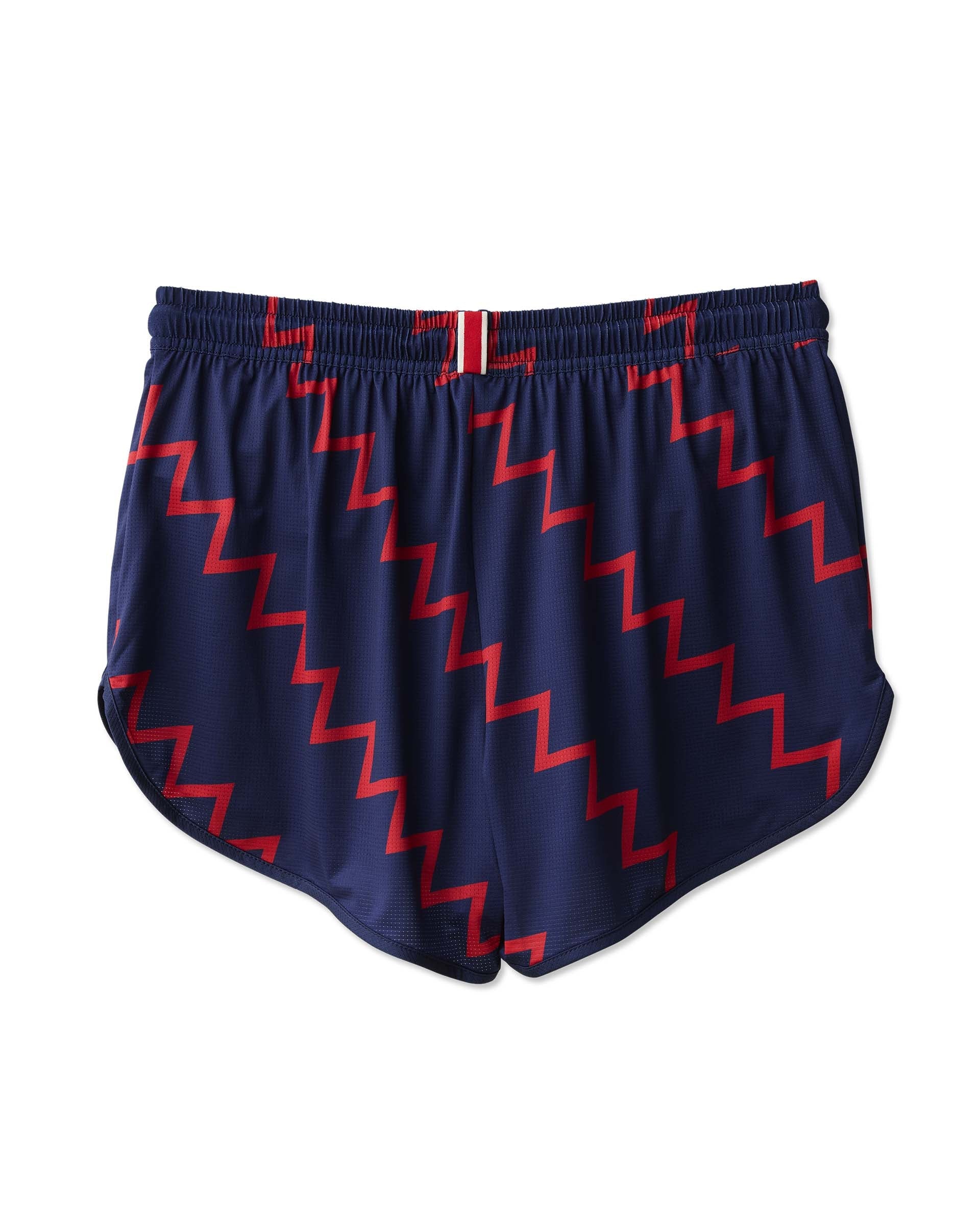 Tracksmith Men's Shorts Navy/Red - Image 3