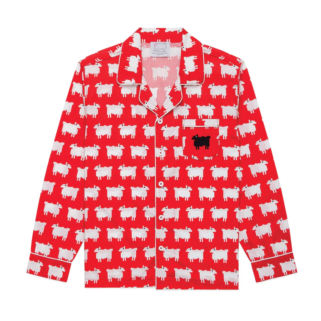 Sheep Cotton Lounge Set Diana Red - Image 3