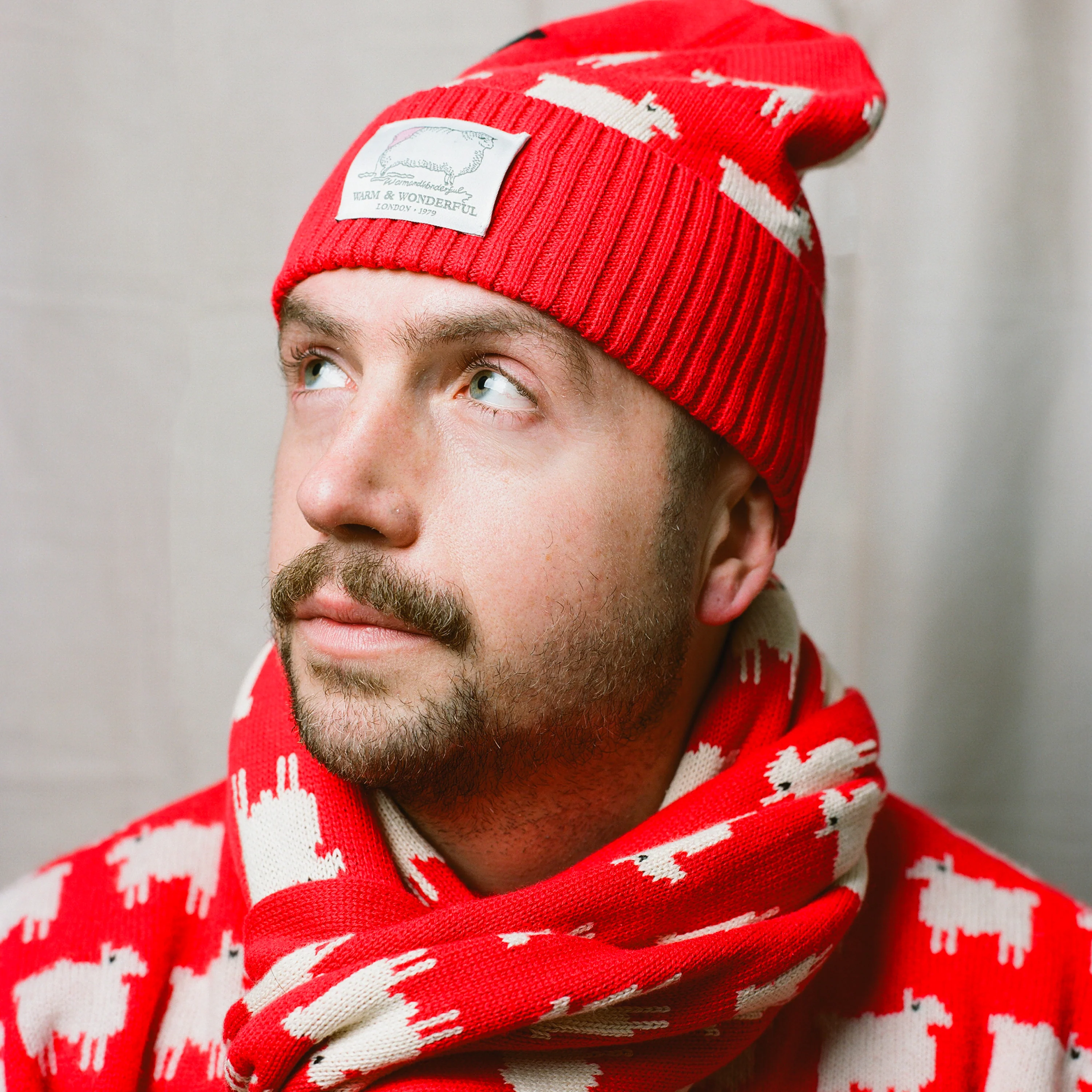 Warm & Wonderful Cotton Sheep Scarf - Image 4