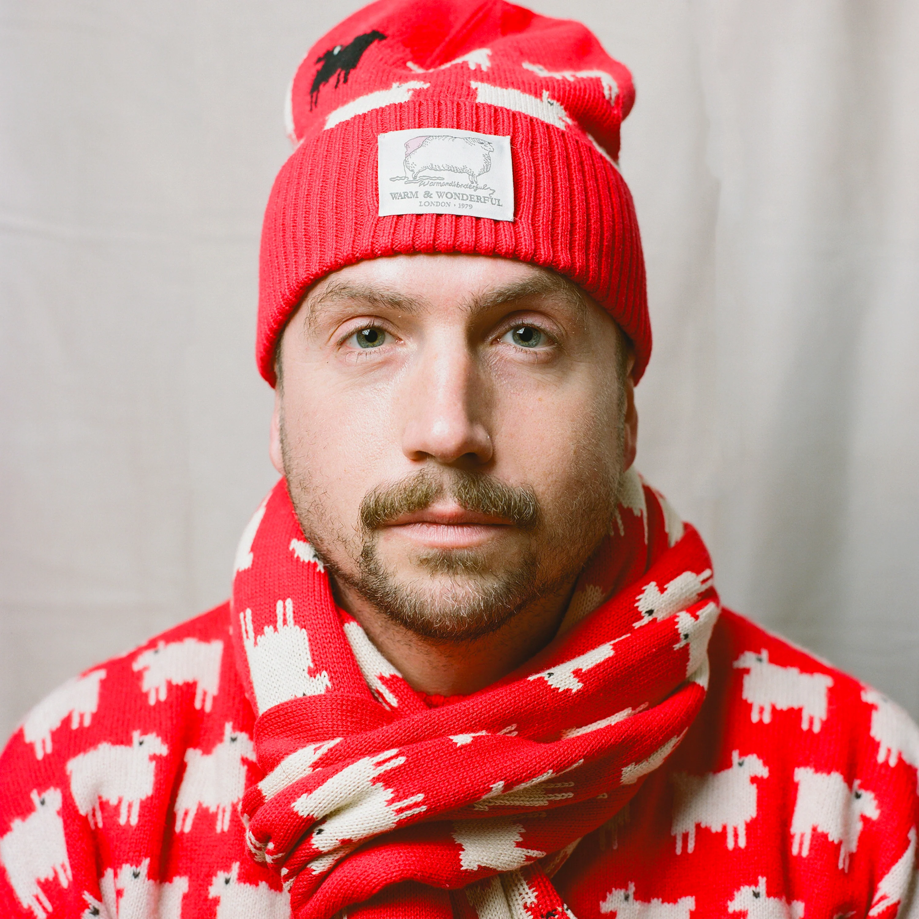 Warm & Wonderful Cotton Sheep Scarf - Image 5