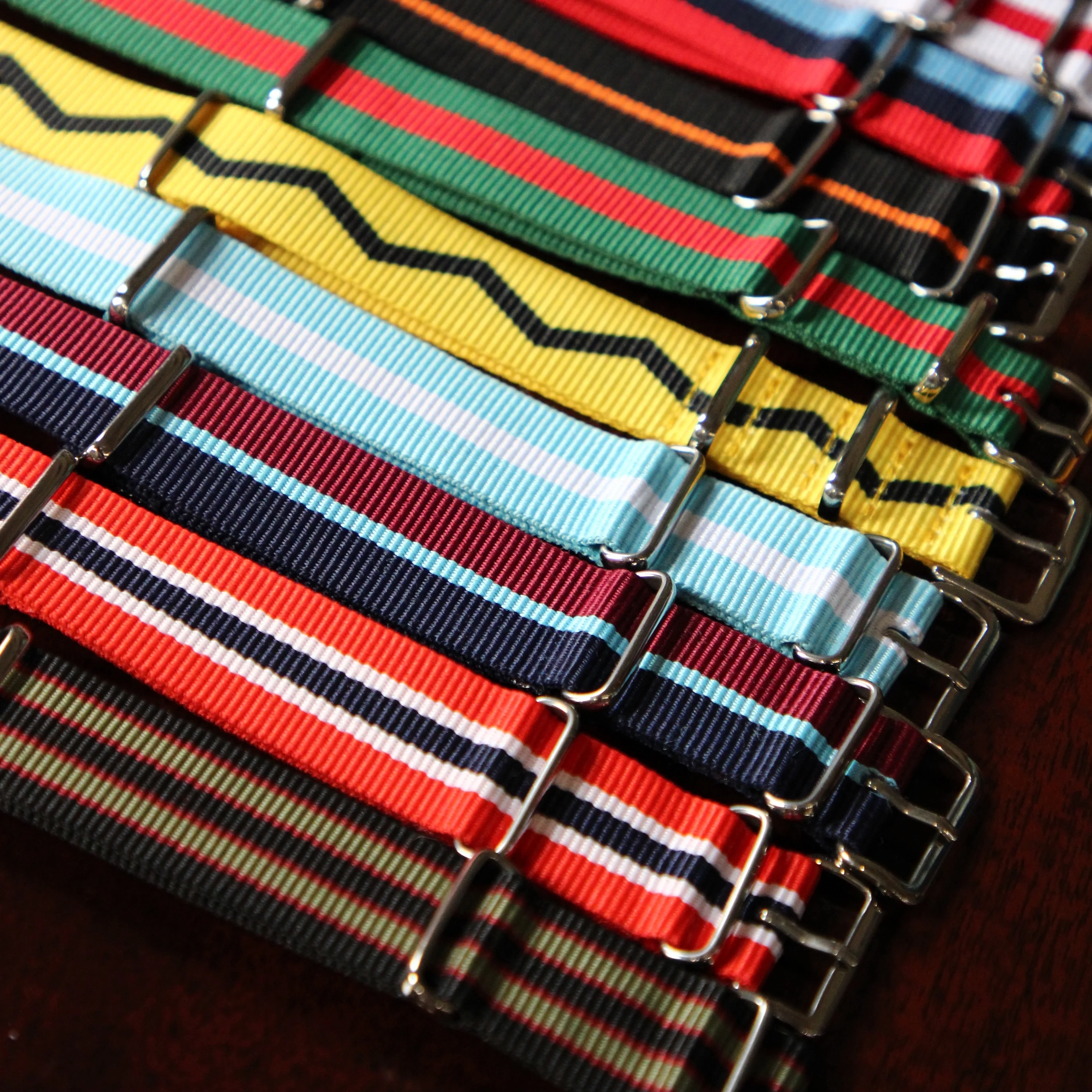 Watch Strap in Yellow and Black Zig-Zag - Image 3