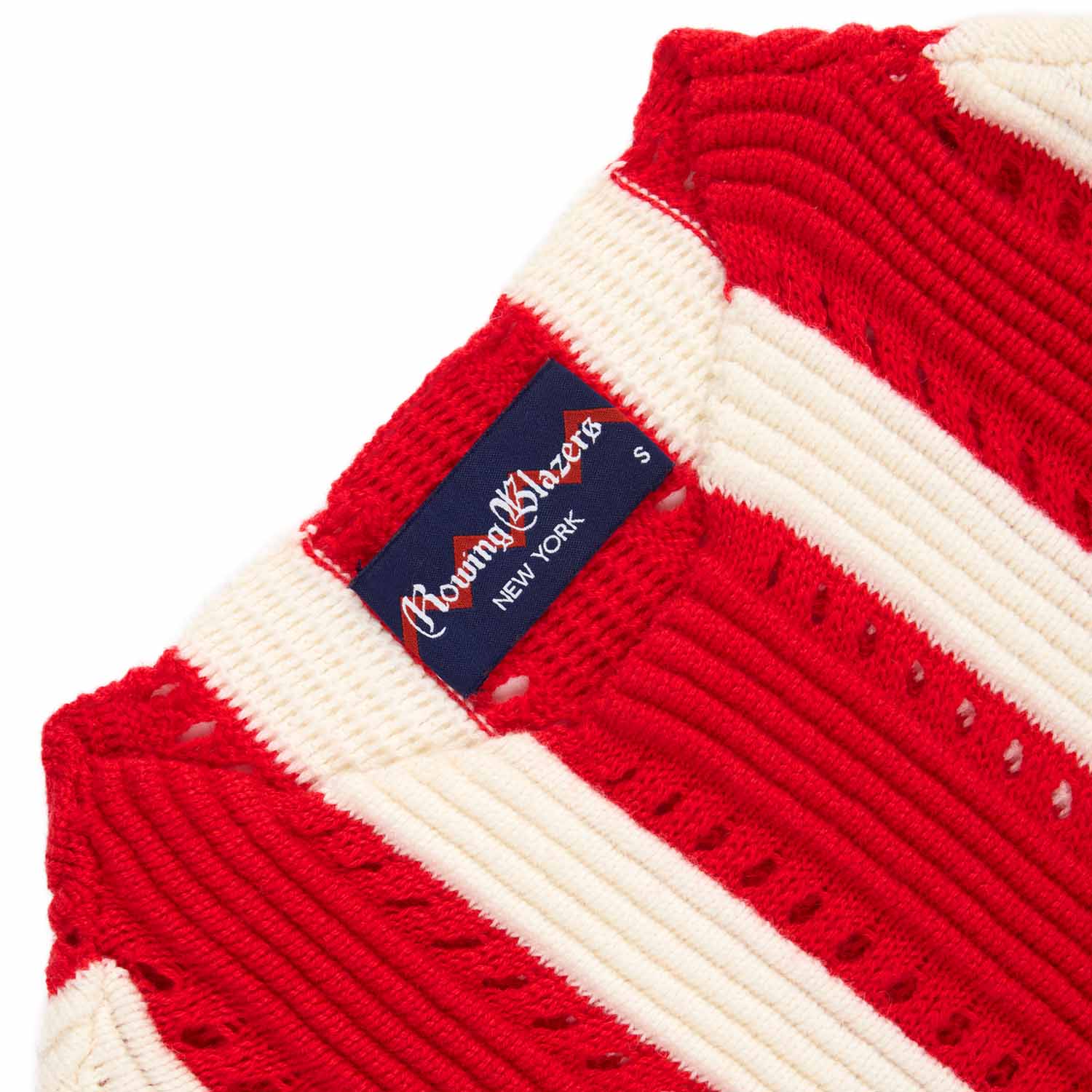 Women's Knit Stripe Tank Red - Image 5