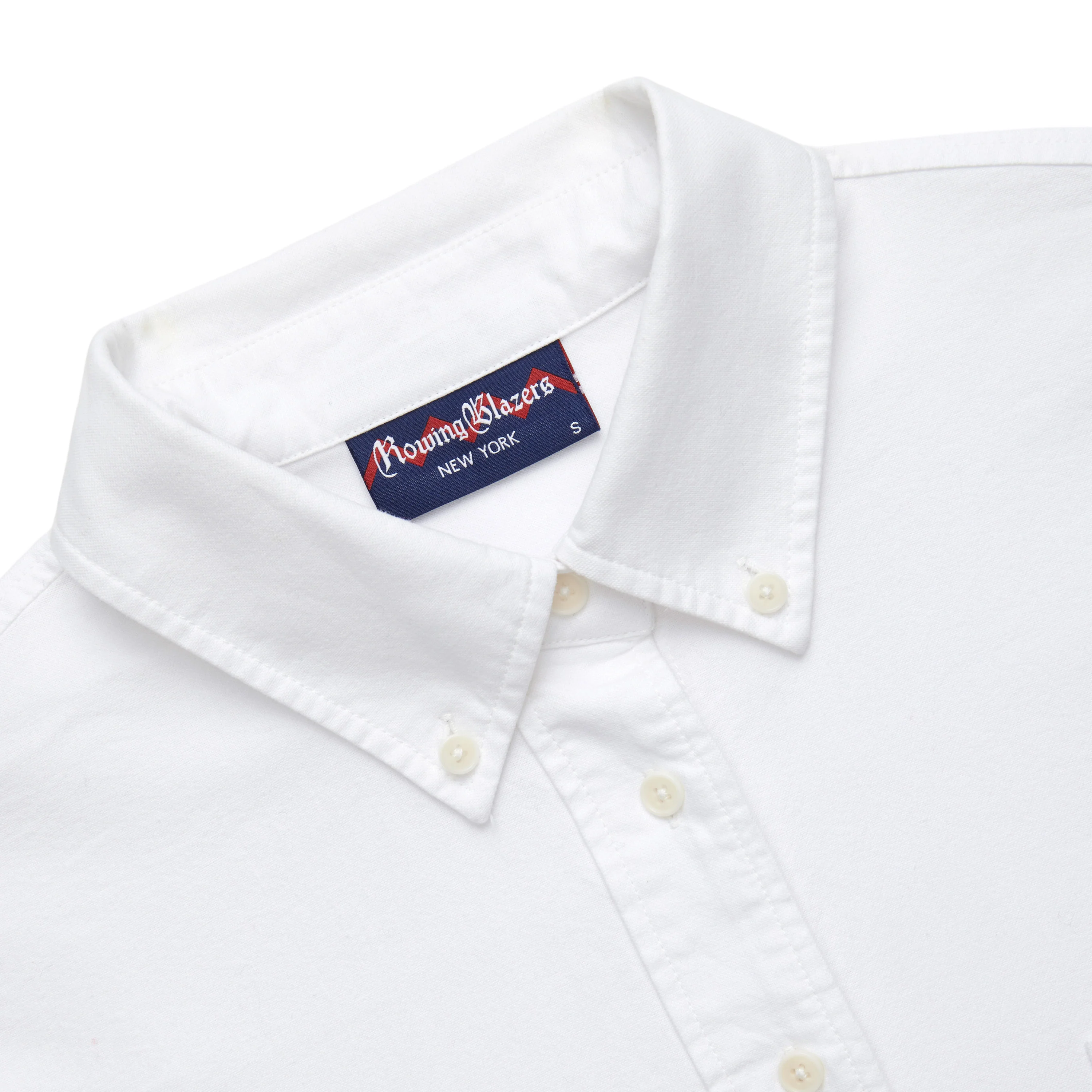 Women's Oversized Oxford Shirt White - Image 3