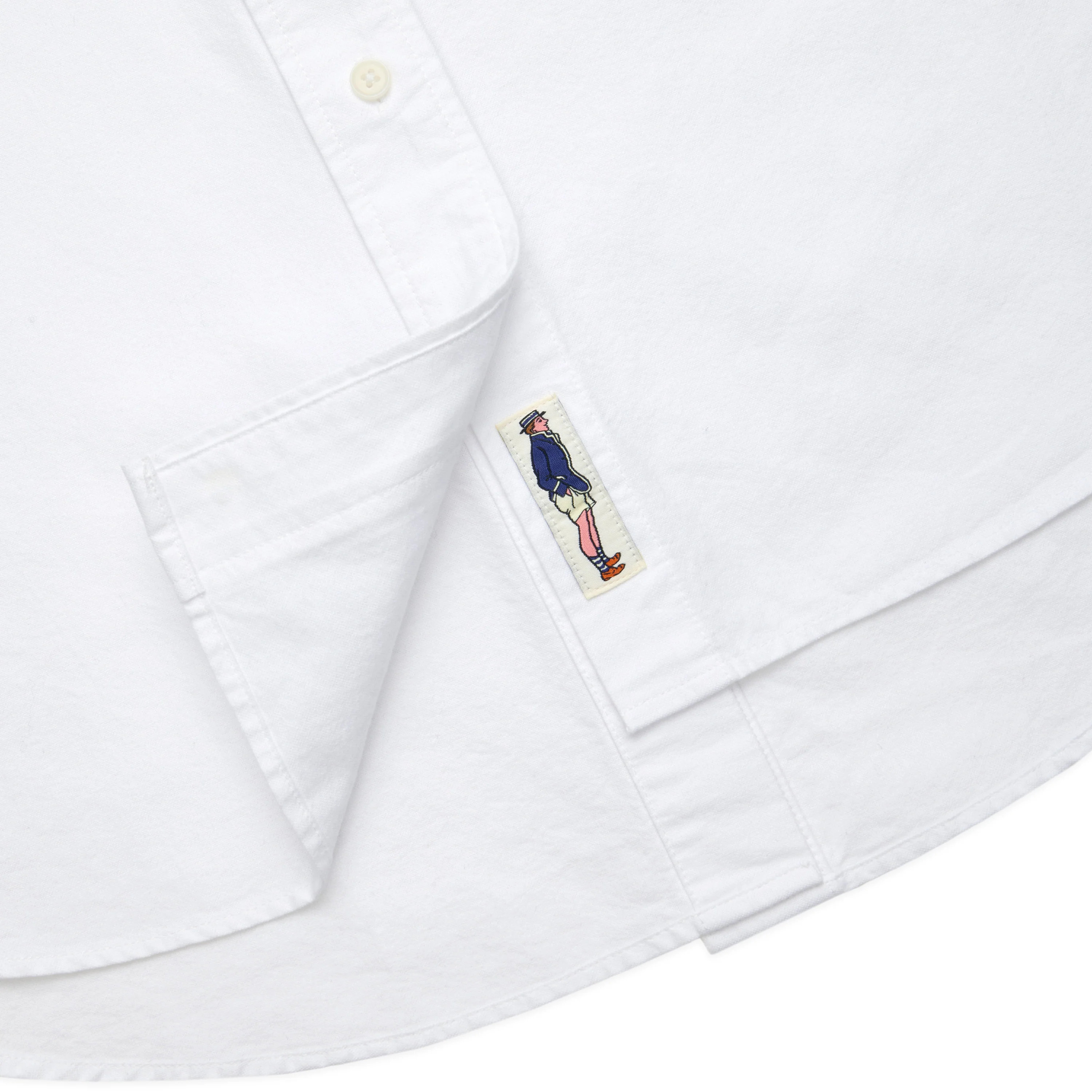 Women's Oversized Oxford Shirt White - Image 4