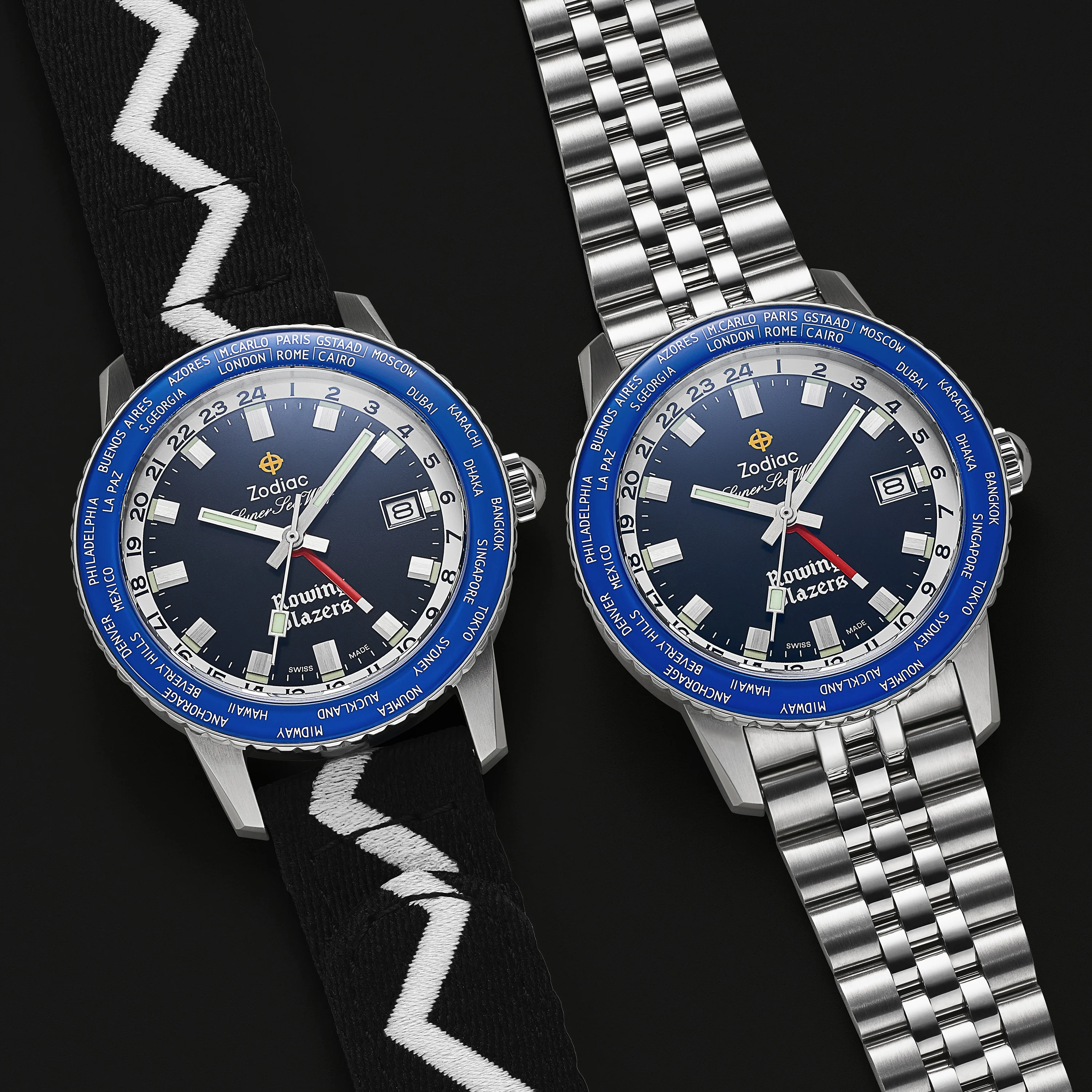 Zodiac x Rowing Blazers Super Sea Wolf World Time GMT - Image 13