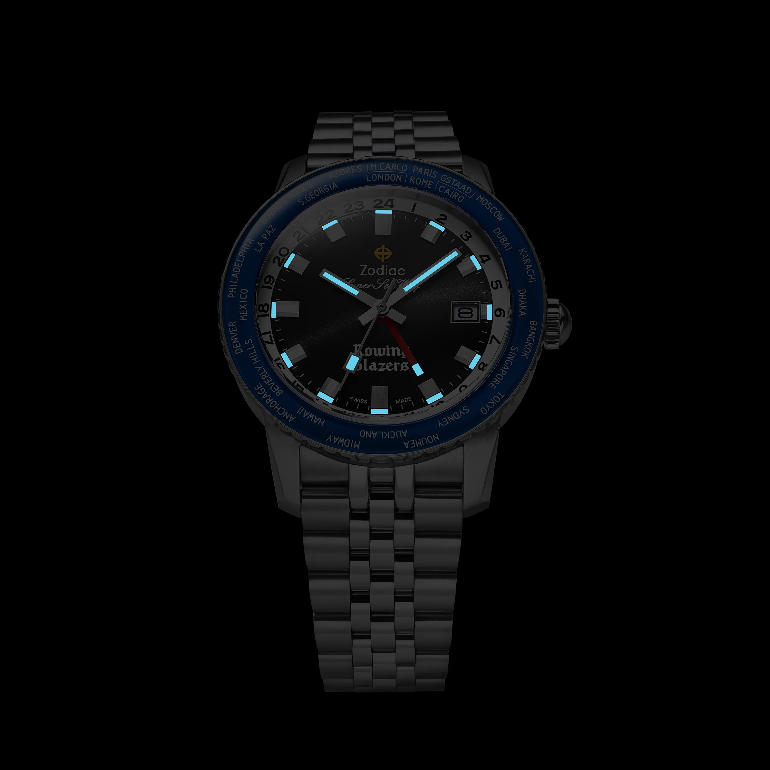 Zodiac x Rowing Blazers Super Sea Wolf World Time GMT - Image 15