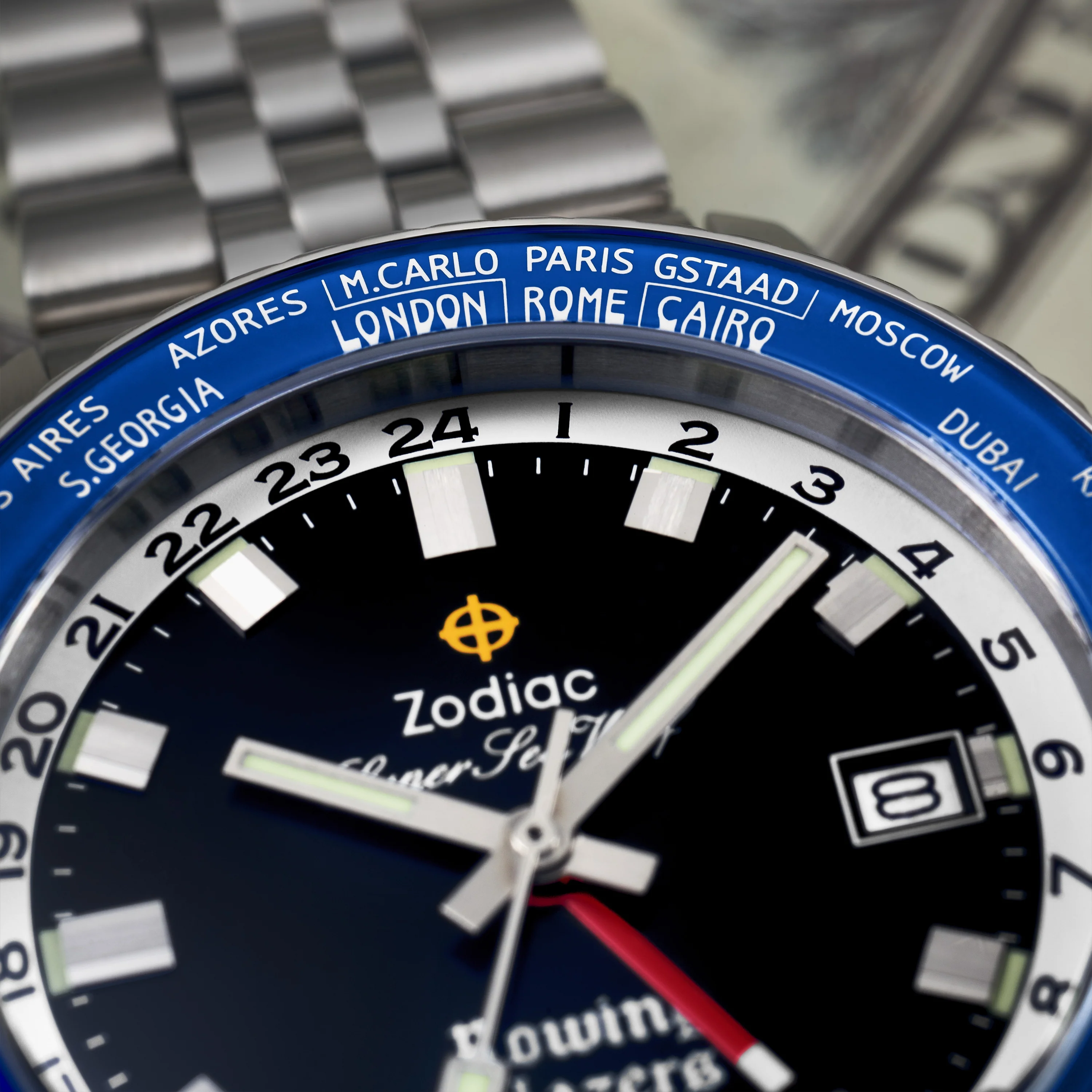 Zodiac x Rowing Blazers Super Sea Wolf World Time GMT - Image 9